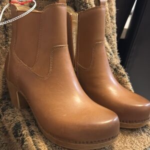 Dansko Brown Ankle Booties